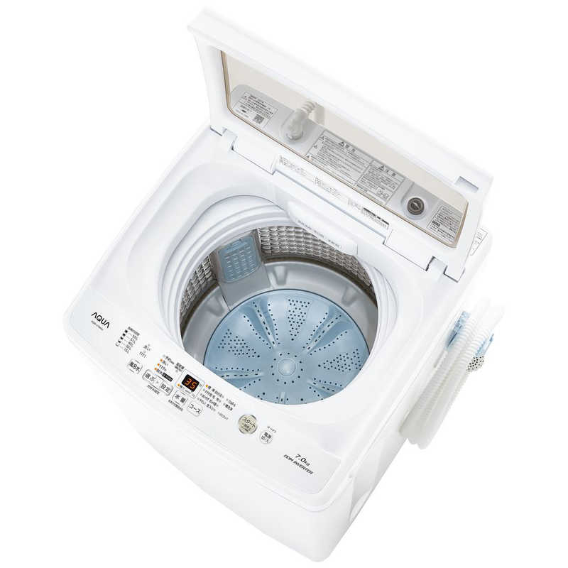 アクア　AQUA アクア　AQUA 全自動洗濯機 洗濯7.0kg AQW-V7M-W ホワイト AQW-V7M-W ホワイト