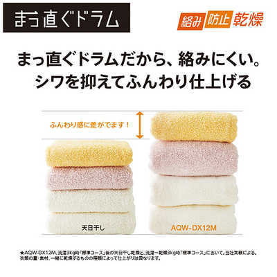 アクア AQUA ドラム式洗濯乾燥機 洗濯12.0kg 乾燥6.0kg アクア AQUA ドラム式洗濯乾燥機 洗濯12.0kg 乾燥6.0kg