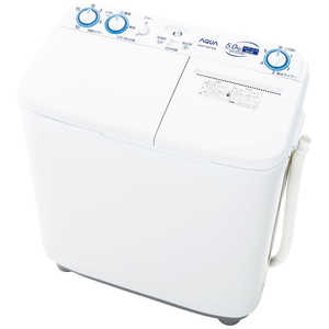 アクア　AQUA 二槽式洗濯機5Kg　ﾎﾜｲﾄ AQW-N501