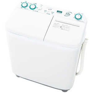 アクア　AQUA 二槽式洗濯機 洗濯4.0Kg AQW-N401-W ホワイト