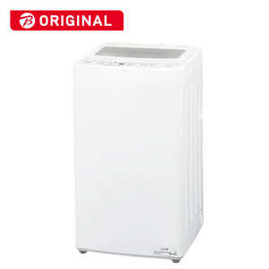 アクア　AQUA 全自動洗濯機 洗濯5.0kg 【ビックカメラグループオリジナル】 AQW-S5MBK-W ホワイト
