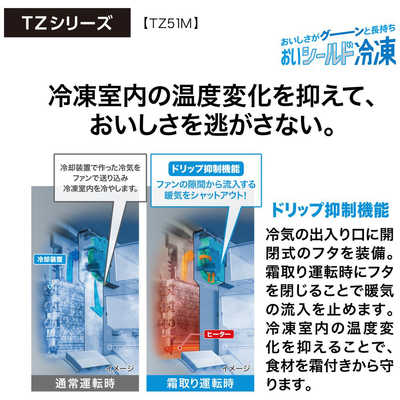 AQUA 2022年 512L AQR-TZ51M-S 冷凍冷蔵庫 うす型設計 AQR-TZ51M | アクア株式会社（AQUA）｜生活家電