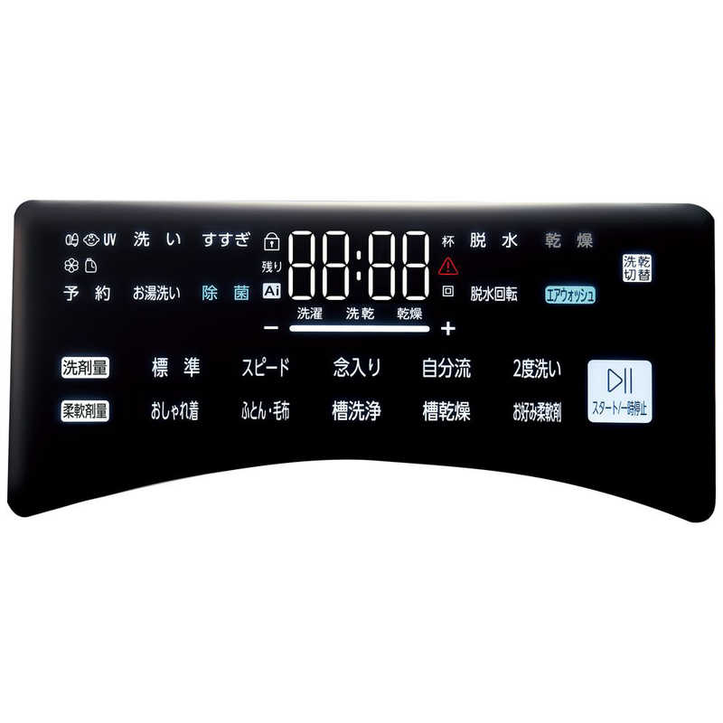 アクア　AQUA アクア　AQUA ドラム式洗濯乾燥機 シルキーブラック 洗濯12.0kg 乾燥6.0kg ヒートポンプ乾燥(左開き) AQW-DX12N K AQW-DX12N K