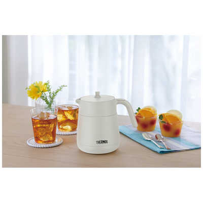 サーモス 真空断熱ティーポット (ライトグレー)(容量:720ml) ライト