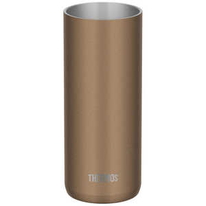 サーモス 真空断熱タンブラー (ブラウンゴールド)(容量:420ml/食洗対応/軽量) JDW-420C-BWG