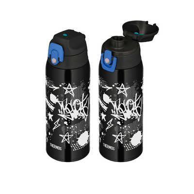 キララ⭐︎　サーモス水筒2セット 真空断熱2WAYボトル800ml ネイビーブルー｜サーモス 水筒 キッズ