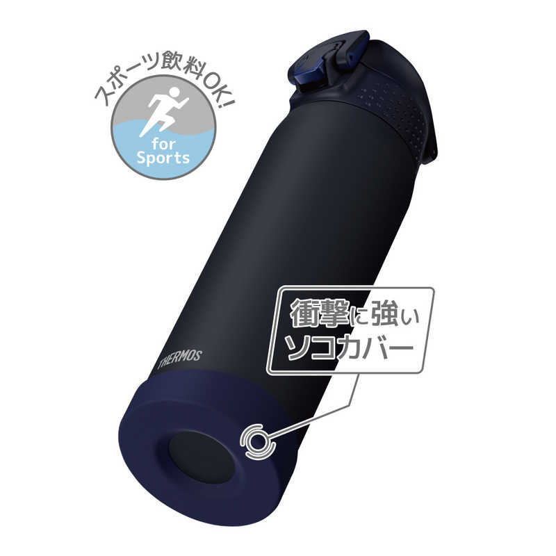 サーモス サーモス 真空断熱スポーツボトル (容量：720ml) ミッドナイトブルー FJR720MDB FJR720MDB