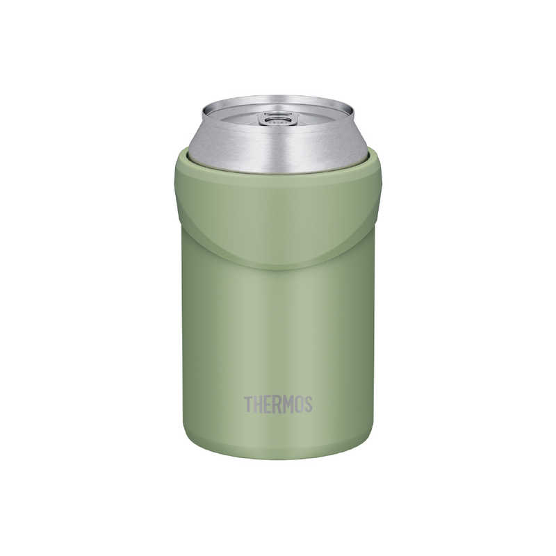 サーモス サーモス 2way保冷缶ホルダー (容量：350ml缶用/保冷/保温) カーキ JDU-350-KKI JDU-350-KKI