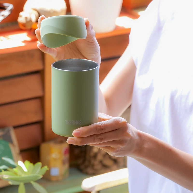 サーモス サーモス 2way保冷缶ホルダー (容量：350ml缶用/保冷/保温) カーキ JDU-350-KKI JDU-350-KKI
