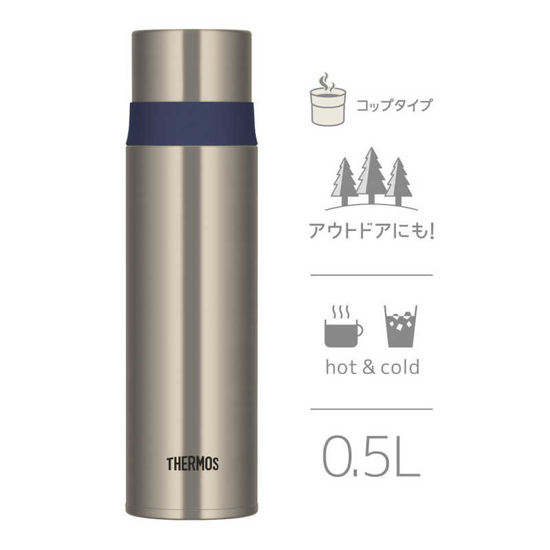 サーモス サーモス ステンレスボトル (ステンレスブルー)(容量：500ml) ステンレスブルー FFM-502-STBL FFM-502-STBL