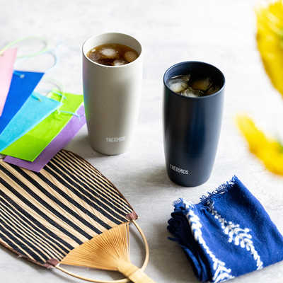 サーモス 真空断熱タンブラー (ダークネイビー)(容量:420ml/食洗対応
