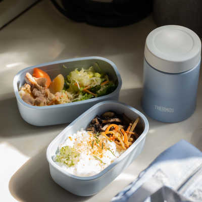 サーモス 真空断熱スープランチセット200ml スカイブルー JEA-801-SKY