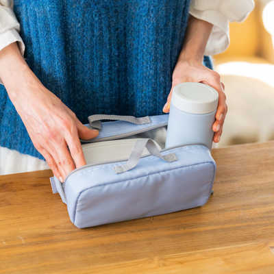 サーモス 真空断熱スープランチセット200ml スカイブルー JEA-801-SKY