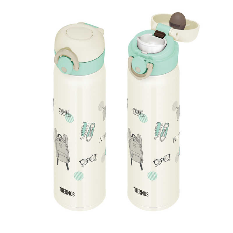 サーモス サーモス 軽量コンパクト真空断熱ケータイマグ500ml ベージュミント JNR-503G-BEMT JNR-503G-BEMT