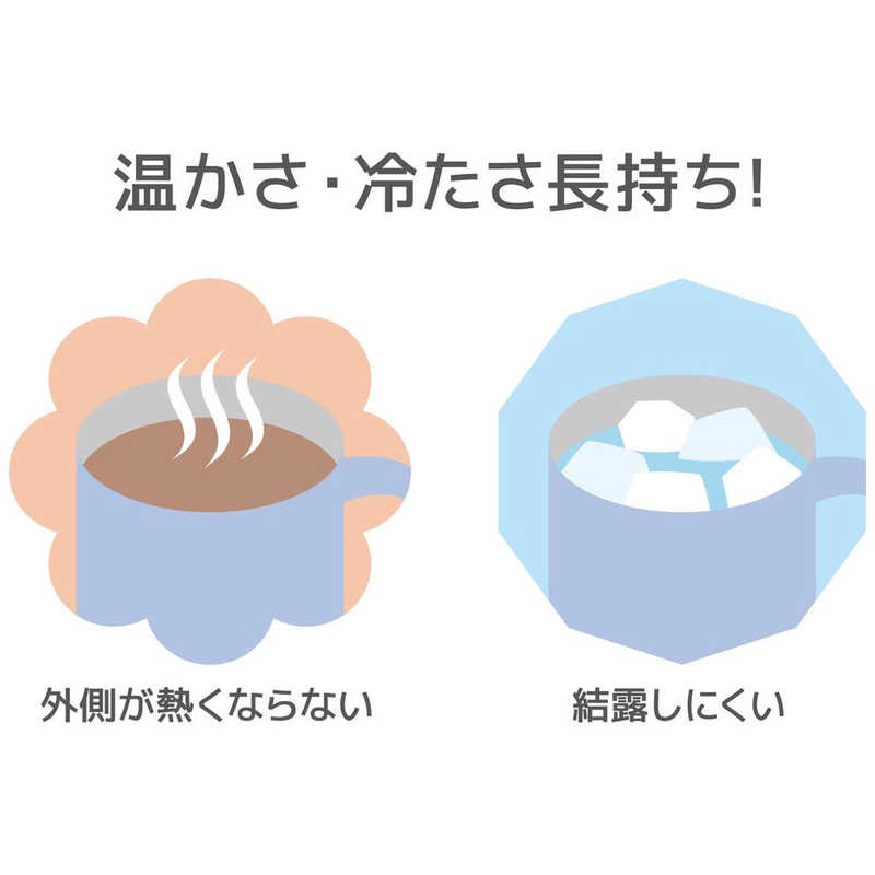 サーモス サーモス 真空断熱マグカップ350ml アッシュブルー JDG-352C-ASB JDG-352C-ASB