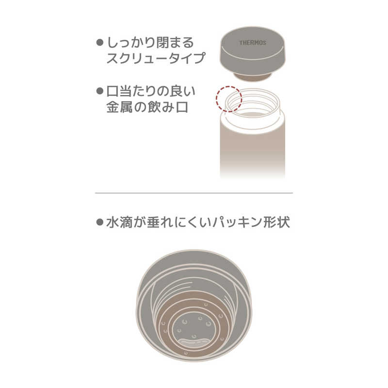 サーモス サーモス 真空断熱ケータイマグ350ml シェルベージュ JON-351-SBE JON-351-SBE