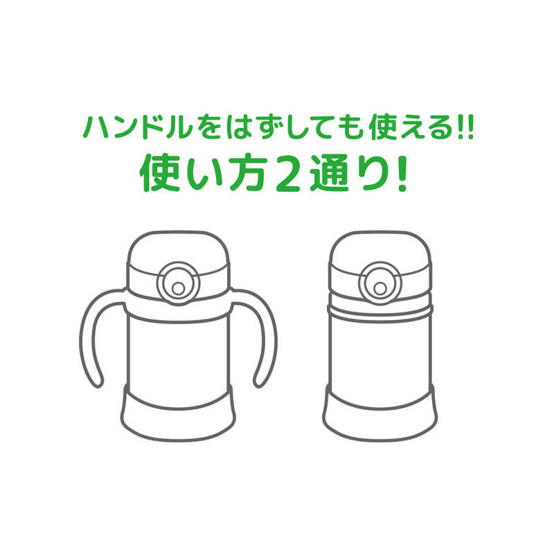 サーモス サーモス まほうびんのベビーストローマグ250ml クリーム FJT-250B-CRM FJT-250B-CRM