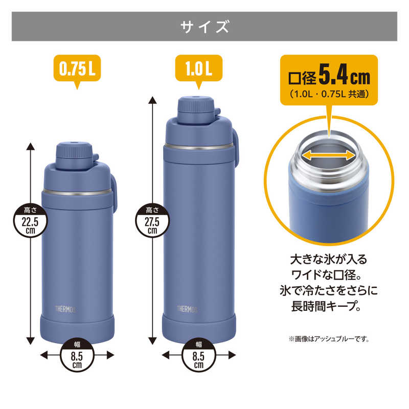 サーモス サーモス 真空断熱スポーツボトル1L サンド FJU1000SND FJU1000SND