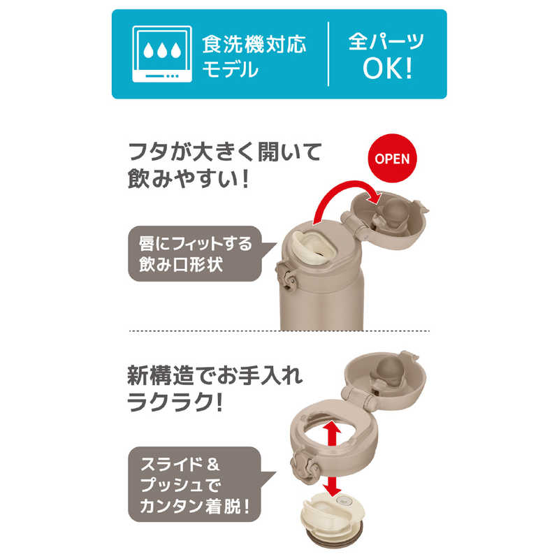サーモス サーモス 真空断熱ケータイマグ 750ml グレーベージュ JNL-S750-GYBE JNL-S750-GYBE