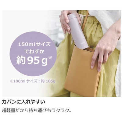 サーモス 真空断熱ポケットマグ 150ml スモークブラック JOJ-151-SMB