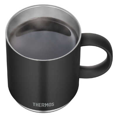 サーモス 真空断熱マグカップ 450ml ブラック JDS-451-BK の通販