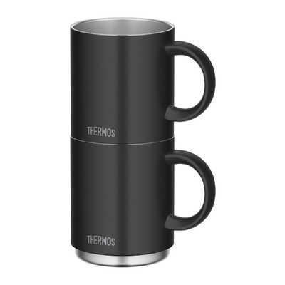 サーモス 真空断熱マグカップ 450ml ブラック JDS-451-BK の通販