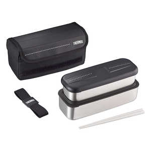 サーモス フレッシュランチボックス ドットブラック DSD-1105W-D-BK