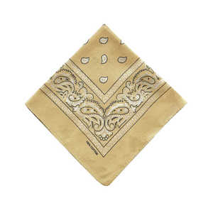 バックヤードファミリー PAISLEY BANDANNA バンダナ BEIGE PAISLEYBANDANNA バックヤードファミリー PAISLEY BANDANNA バンダナ BEIGE PAISLEYBANDANNA