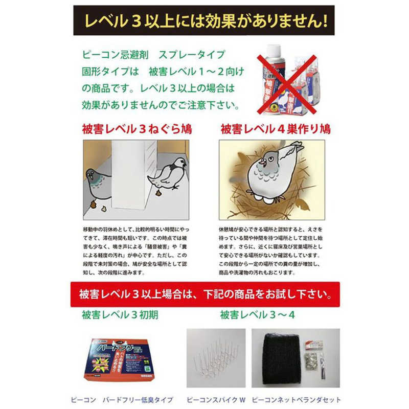日本鳩対策センター 日本鳩対策センター ピーコン忌避剤固形タイプ 1箱12個入 ﾋﾟｰｺﾝｷﾋｻﾞｲｺｹｲﾀｲﾌﾟ1ﾊ ﾋﾟｰｺﾝｷﾋｻﾞｲｺｹｲﾀｲﾌﾟ1ﾊ