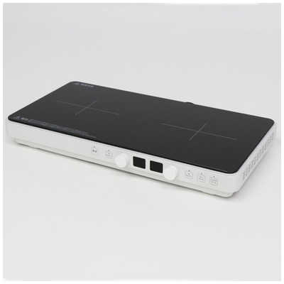 ヒロ・コーポレーション HT-1200T WHITE ヒロ・コーポレーション IHツインヒーター HT-1200T 3個（直送品