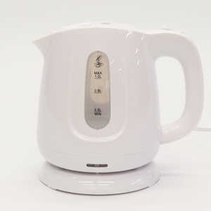 ヒロコーポレーション コードレス電気ケトル 1.0L ホワイト HKM-100WH ヒロコーポレーション コードレス電気ケトル 1.0L ホワイト HKM-100WH