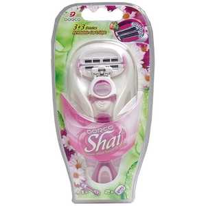 ドルコ Shai3+3 ホルダー(3+3枚刃女性用カミソリ)本体+替刃1個入 ドルコ Shai3+3 ホルダー(3+3枚刃女性用カミソリ)本体+替刃1個入