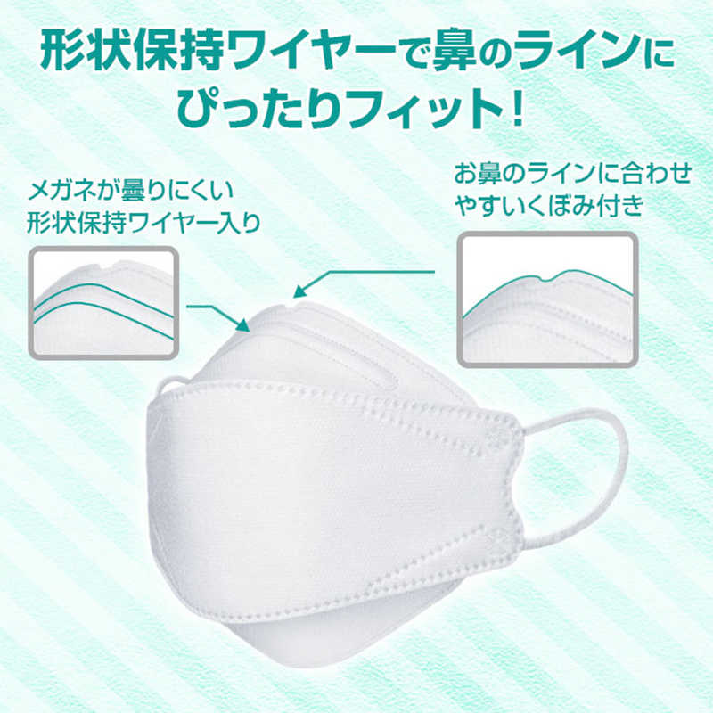 医食同源 医食同源 KUCHIRAKU MASK 30枚入 ホワイト  