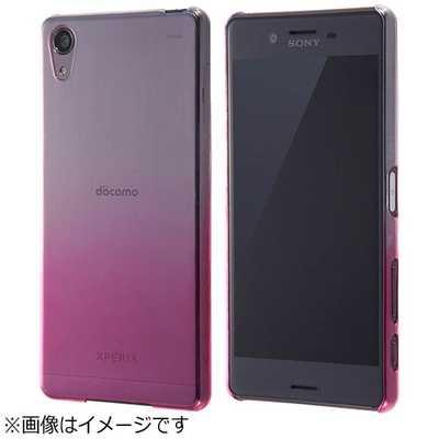 レイアウト Xperia X Performance用ハードケース 極薄 クリアピンク RT 