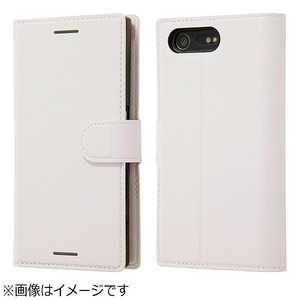 レイアウト Xperia X Compact用 手帳型ケース シンプル マグネット ホワイト RT-RXPXCELC1/W レイアウト Xperia X Compact用 手帳型ケース シンプル マグネット ホワイト RT-RXPXCELC1/W
