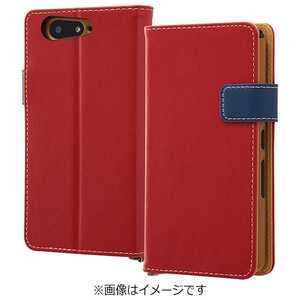 レイアウト arrows Be用 手帳型ケース 2トーンカラー RT-ARJ5ELC2/RN レッド/ネイビー レイアウト arrows Be用 手帳型ケース 2トーンカラー RT-ARJ5ELC2/RN レッド/ネイビー