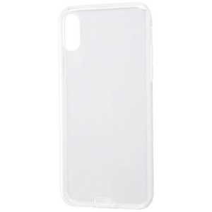 レイアウト iPhone X用 TPUソフトケース コネクタキャップ付き クリア RT-P16TC10/CM レイアウト iPhone X用 TPUソフトケース コネクタキャップ付き クリア RT-P16TC10/CM