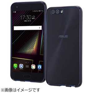 レイアウト ZenFone 4(ZE554KL)用 ハイブリッドケース ダークネイビー RT-RAZ4CC2/DNM