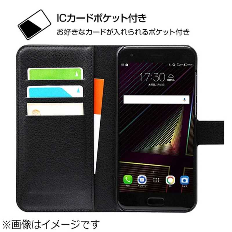 レイアウト レイアウト ZenFone 4(ZE554KL)用 手帳型ケース シンプル マグネット ダークネイビー RT-RAZ4ELC1/DN RT-RAZ4ELC1/DN