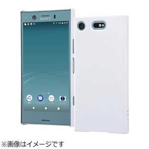 レイアウト Xperia XZ1 Compact用 ハードケース マットコート ホワイト RT-RXZ1CC4/W