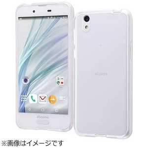 レイアウト AQUOS sense用 ハイブリッドケース クリア RTAQSECC2C(クリア