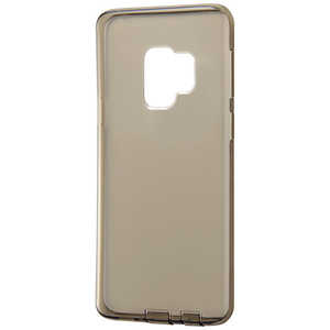 レイアウト Galaxy S9用 TPUソフトケース コネクタキャップ付き RT-GS9TC10/BM ブラック