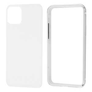 レイアウト iPhone 11 Pro 5.8インチ アルミバンパー+背面パネル(クリア)/シルバー RT-P23AB/SVM レイアウト iPhone 11 Pro 5.8インチ アルミバンパー+背面パネル(クリア)/シルバー RT-P23AB/SVM