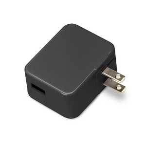 PGA スマホ用USB充電コンセントアダプタ　ブラック PG-MQC03BK