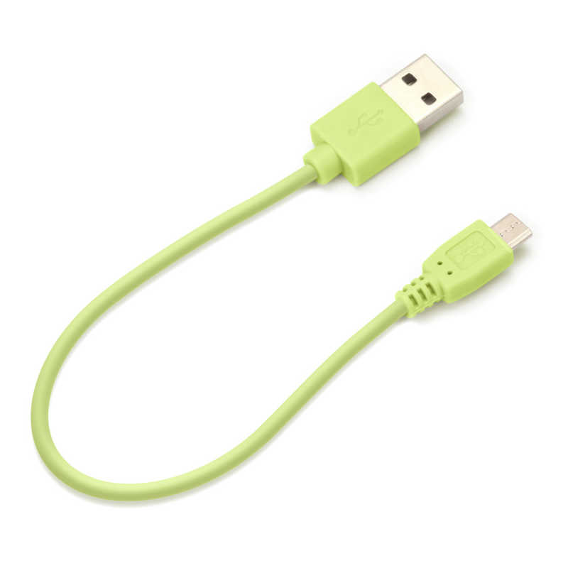 PGA PGA micro USB コネクタ USB ケーブル 15cm PG-MUC01M05 15cm グリｰン PG-MUC01M05 15cm グリｰン