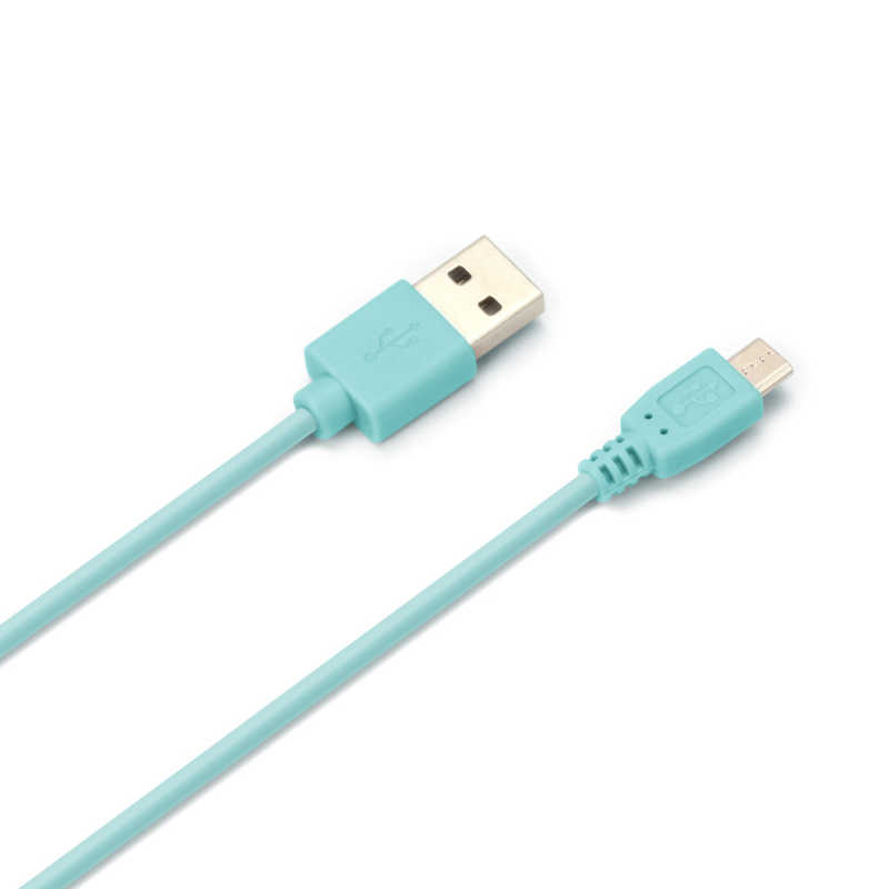 PGA PGA ［micro USB］ ケーブル 50cm ブルー ［0.5m］ PG-MUC05M03 PG-MUC05M03