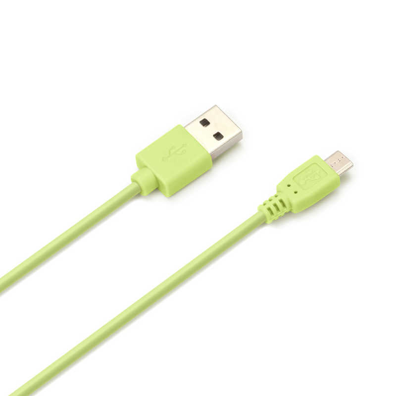 PGA PGA micro USB コネクタ USB ケーブル 1.2m PG-MUC12M05 1.2m グリｰン PG-MUC12M05 1.2m グリｰン