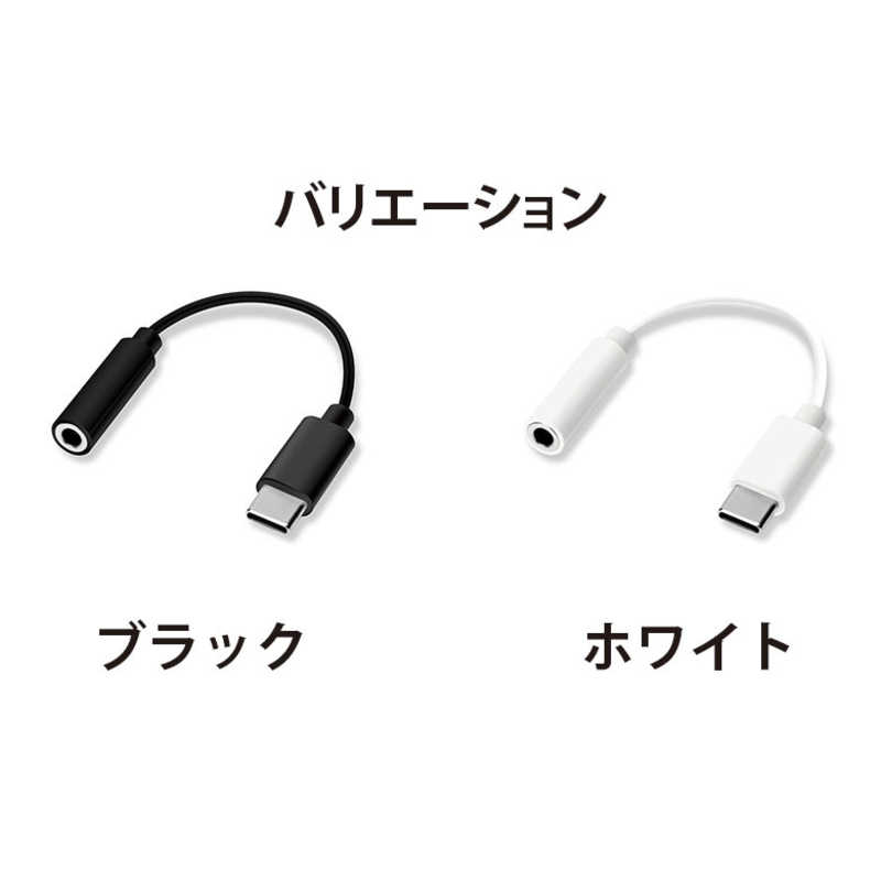 PGA PGA 3.5mmイヤホン変換アダプタ for USB Type-C ホワイト Premium Style ホワイト PG-35CCN02WH PG-35CCN02WH