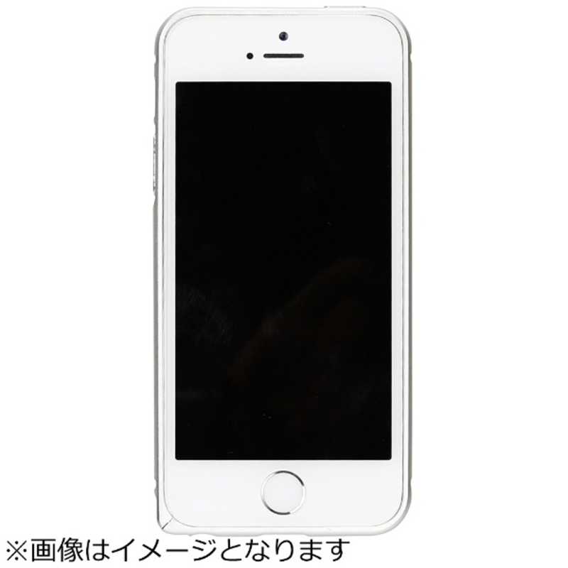 PGA PGA iPhone SE（第1世代）4インチ用 アルミバンパー シルバー PG-I5EBP01SV PG-I5EBP01SV