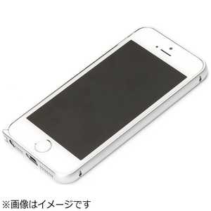 PGA iPhone SE（第1世代）4インチ用 アルミバンパー シルバー PG-I5EBP01SV